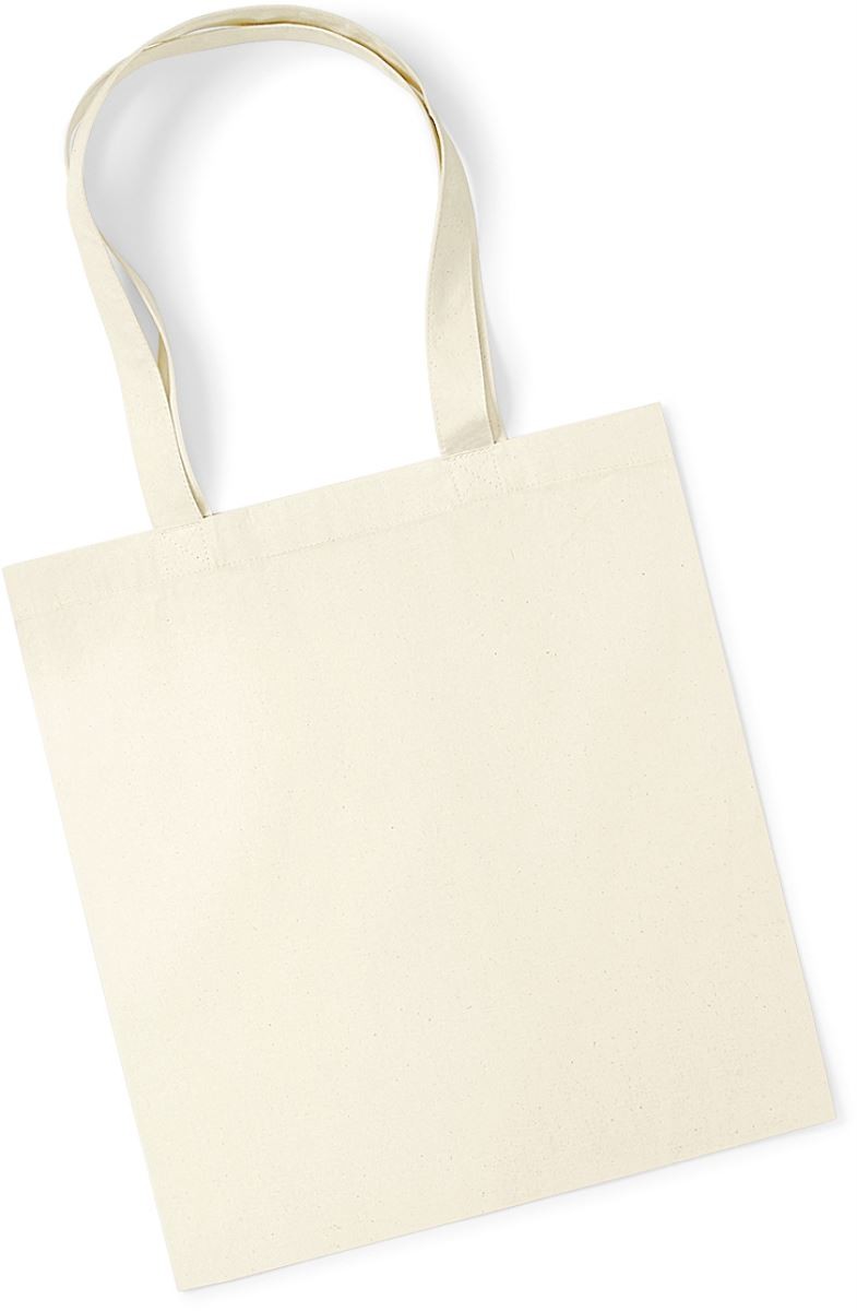 W261-natural Premium Organic Cotton Tote Westford Mill W261