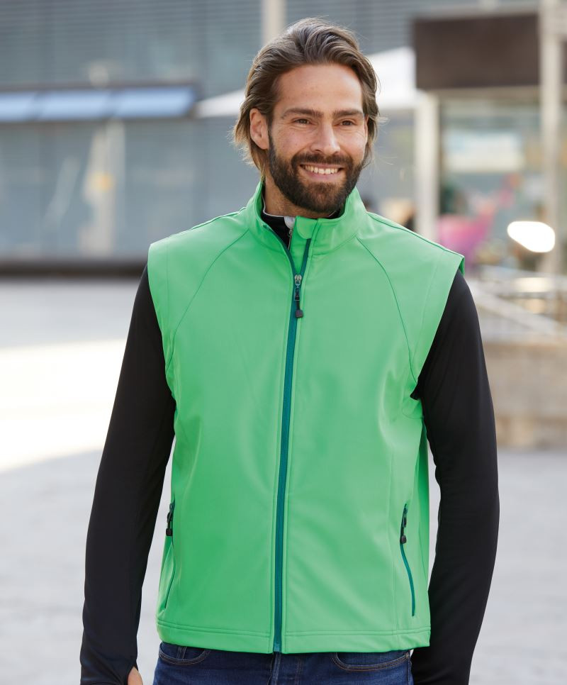 Men's Softshell Vest JN1022 Men's Softshell Vest JN1022
