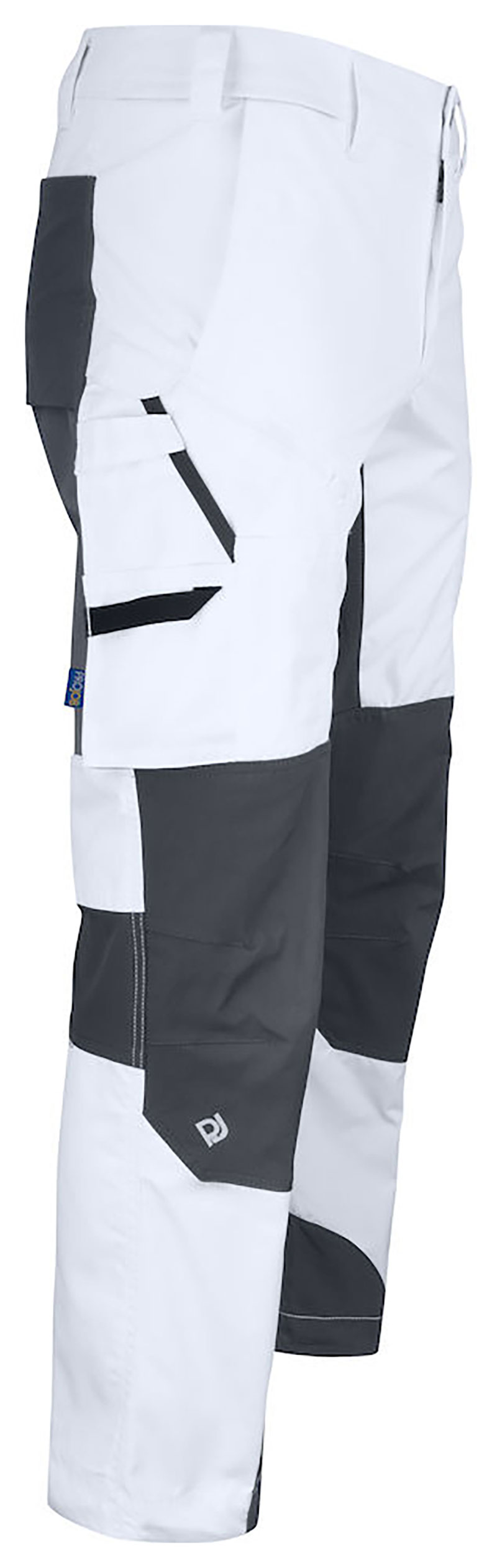 5536-weiss-side ProJob 5536 Bundhose mit Stretcheinsätzen und Hängetaschen