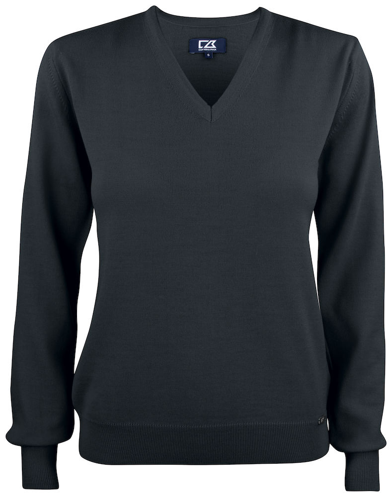 Everett-V-neck-ladies-black black
