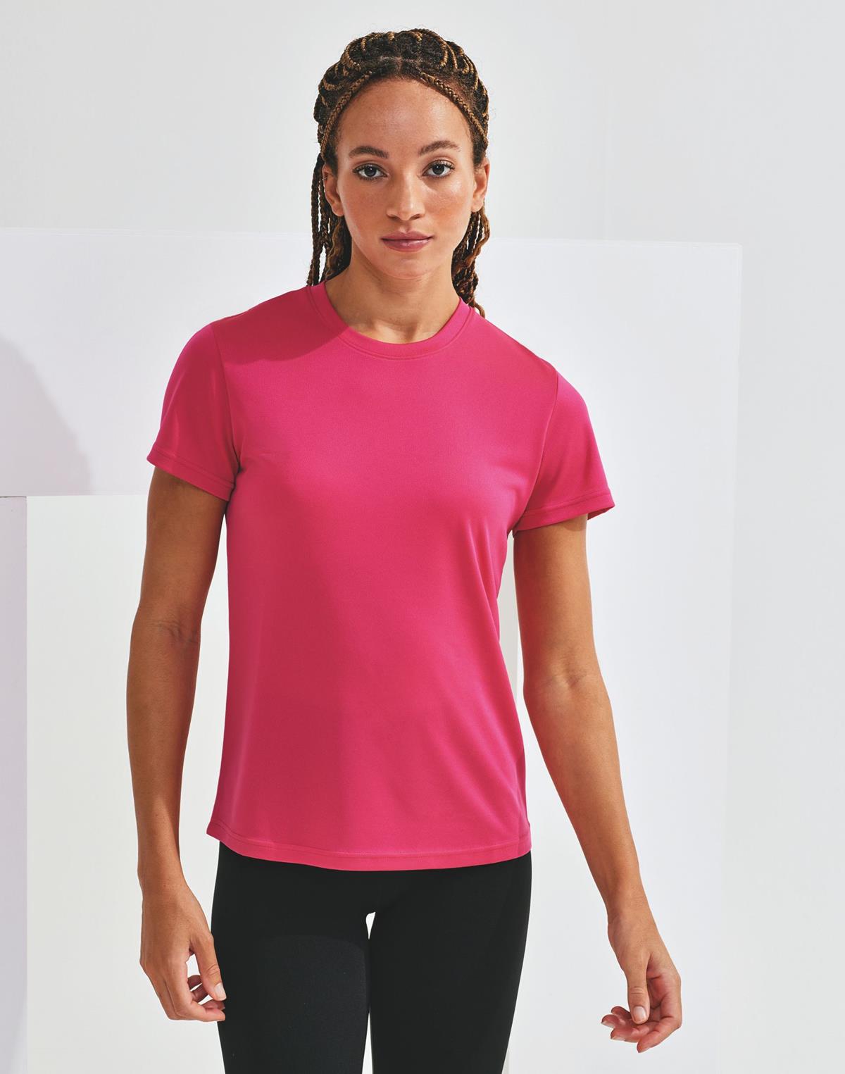 Women’s Ion-Charge recycled textured tee TriDri® TR504