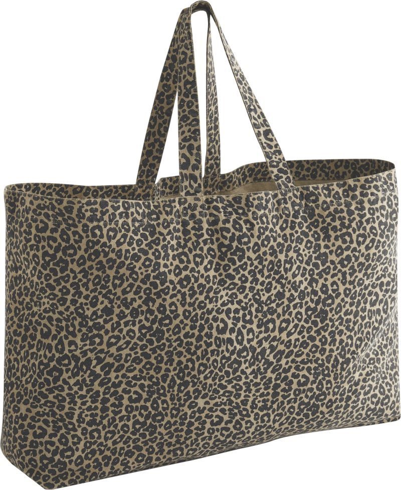 Grosse Canvas Tasche Leopard Westford Mill W336