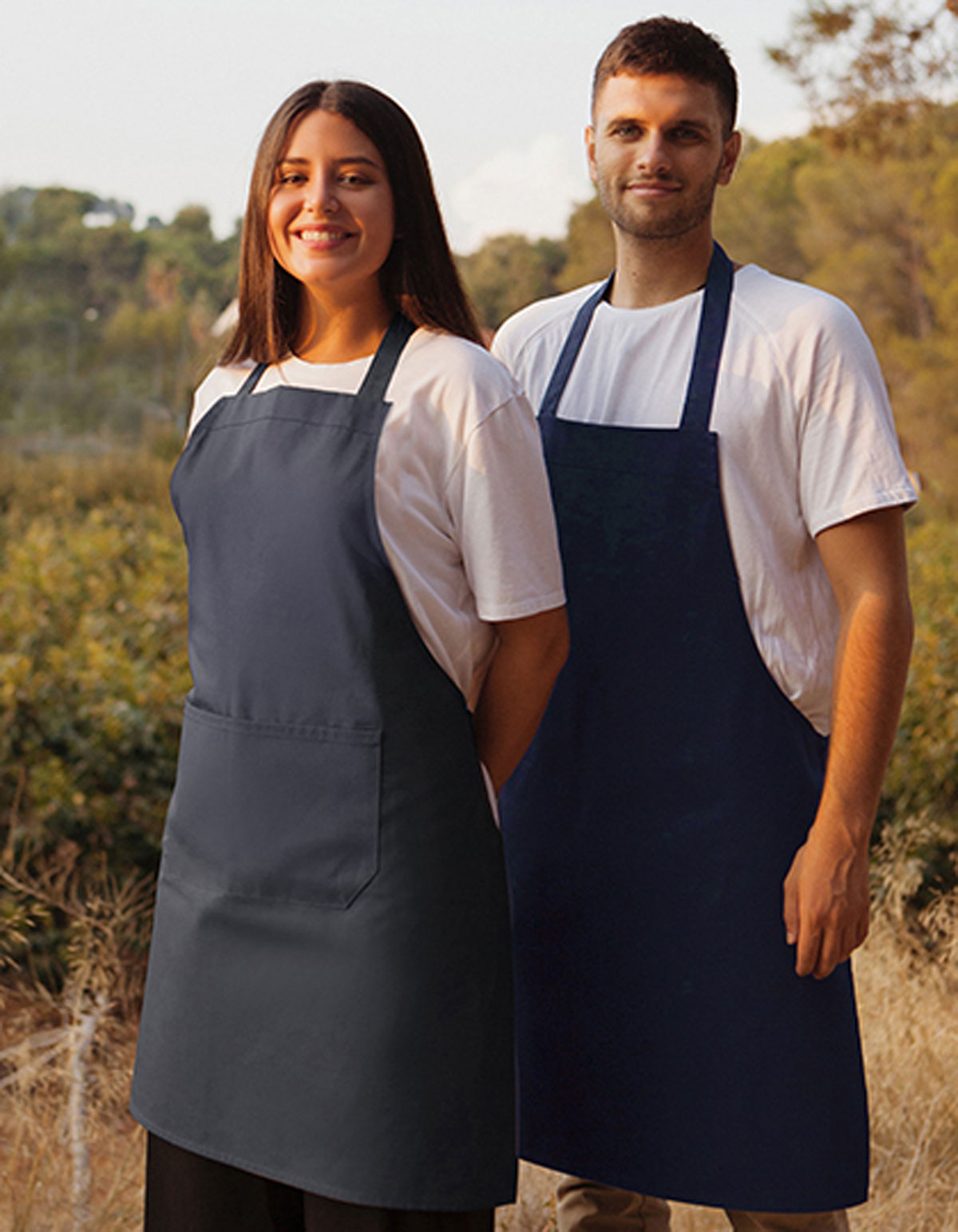 X1012-DET Cotton Hobby Apron Link Kitchen Wear X1012