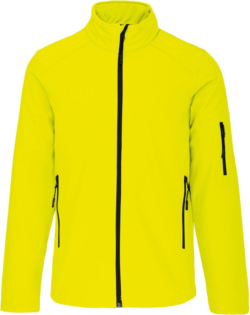 Softshell Jacke Herren Kariban K401 in Leuchtfarben K401 Softshell Jacke Herren Kariban K401 in Leuchtfarben K401