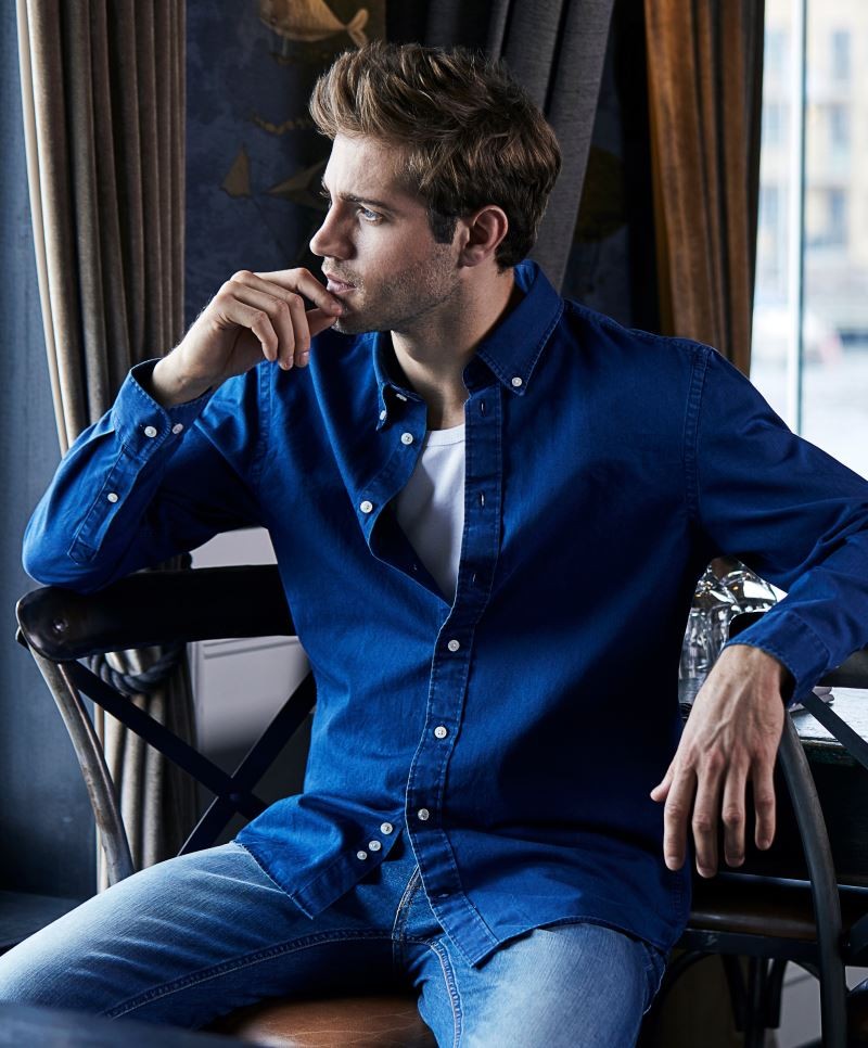 TJ4002-foto Casual Twill Shirt Tee Jays 4002
