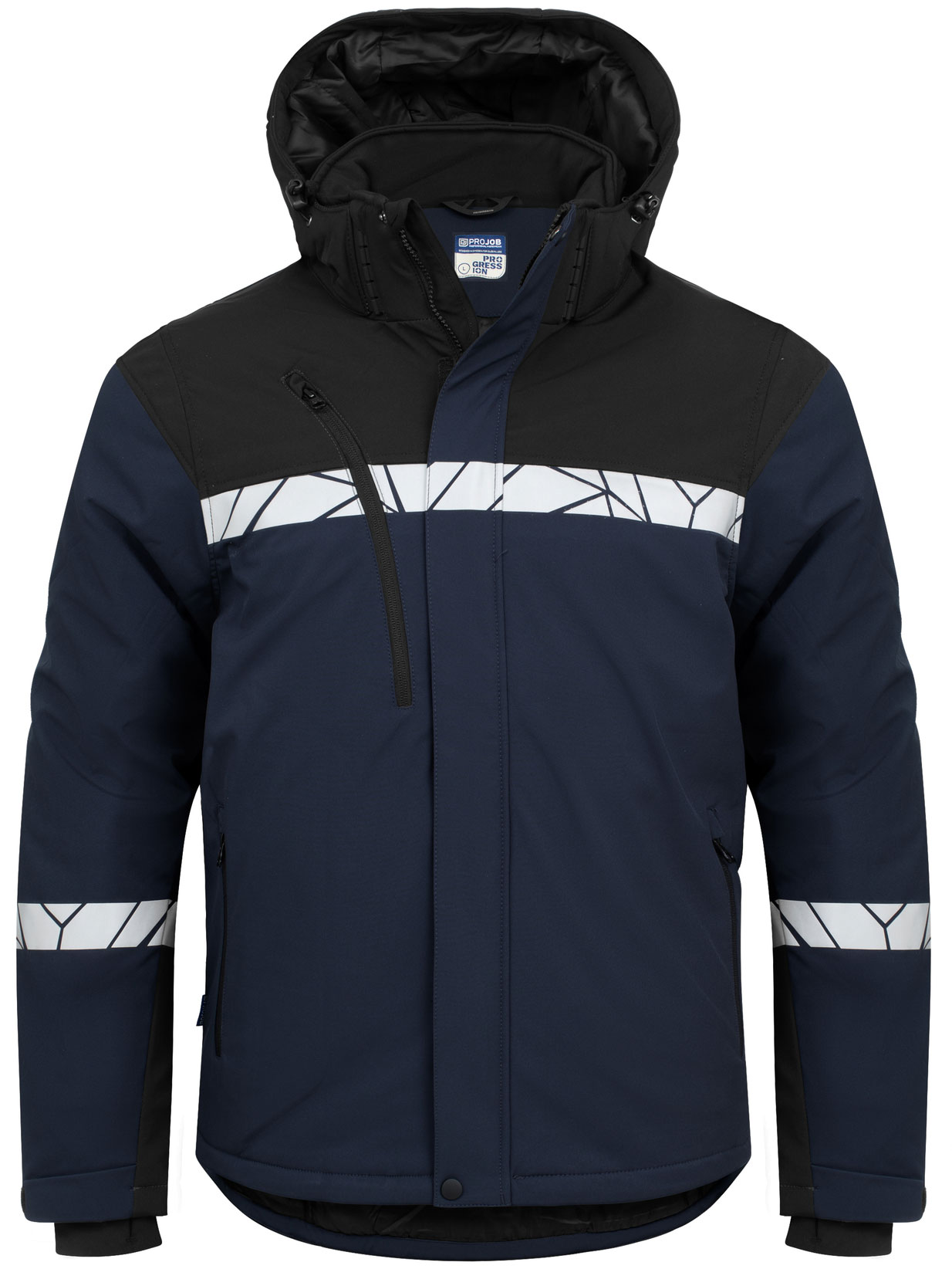 Wattierte Softshell Jacke ProJob 7413