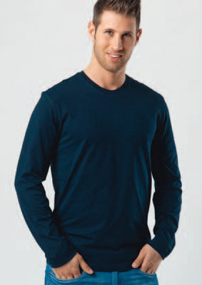 K359_navy Herren T-Shirt langarm Kariban K359