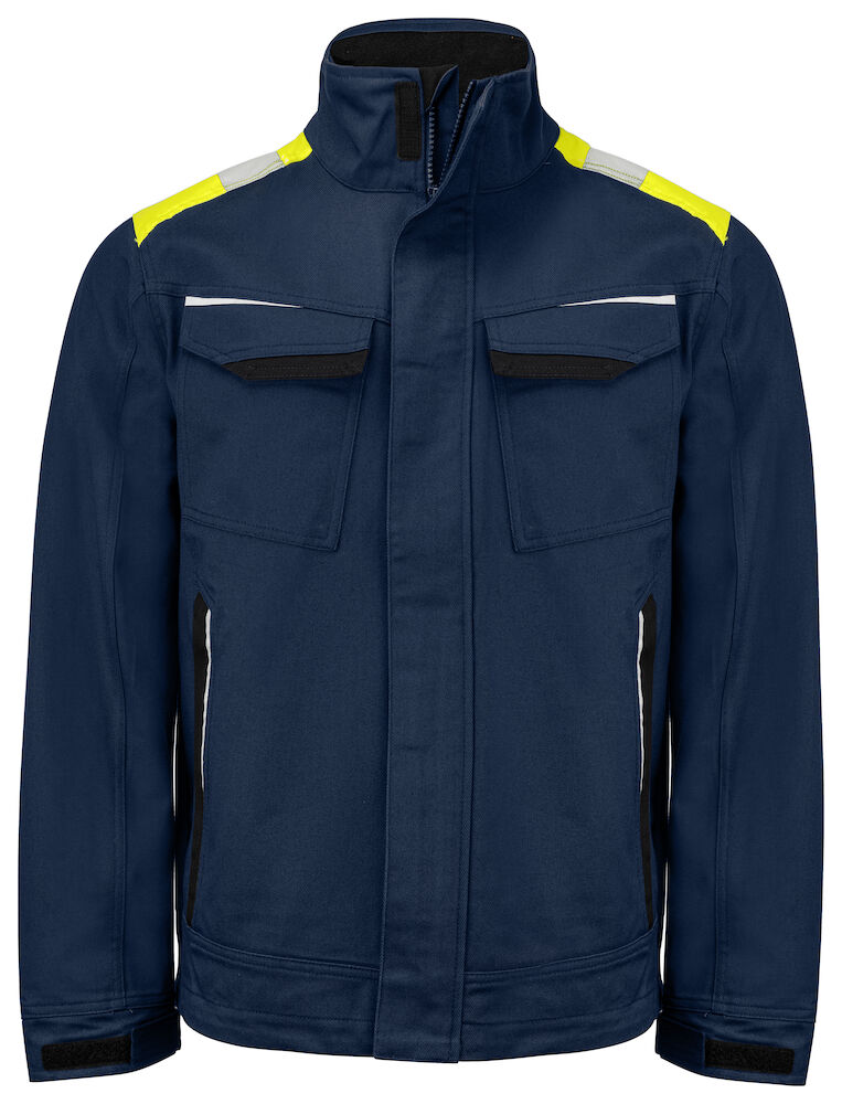 ProJob 5437 Jacke mit Kontrastelementen 320 GSM Baumwolle