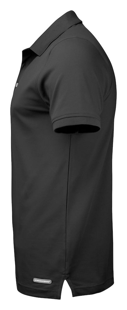 Advantage-polo-men-black-side black