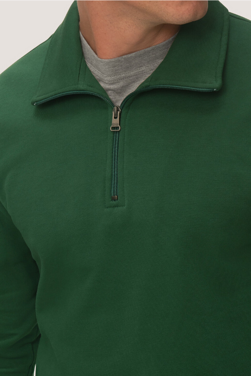 0451-Model5 Hakro Zip-Sweatshirt 0451