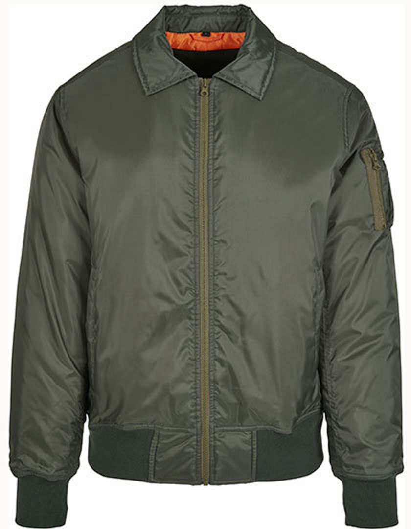2063103 Collar Bomber Jacket Build Your Brand BY157