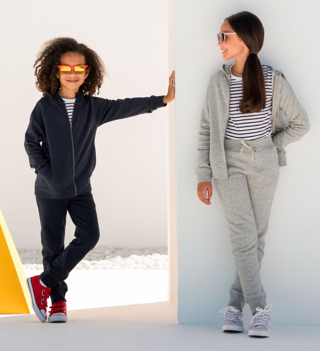 SM526_SM425_NAVY_HGREY_20_02-scaled Kids´ Slim Cuffed Joggers Skinnifit SM425