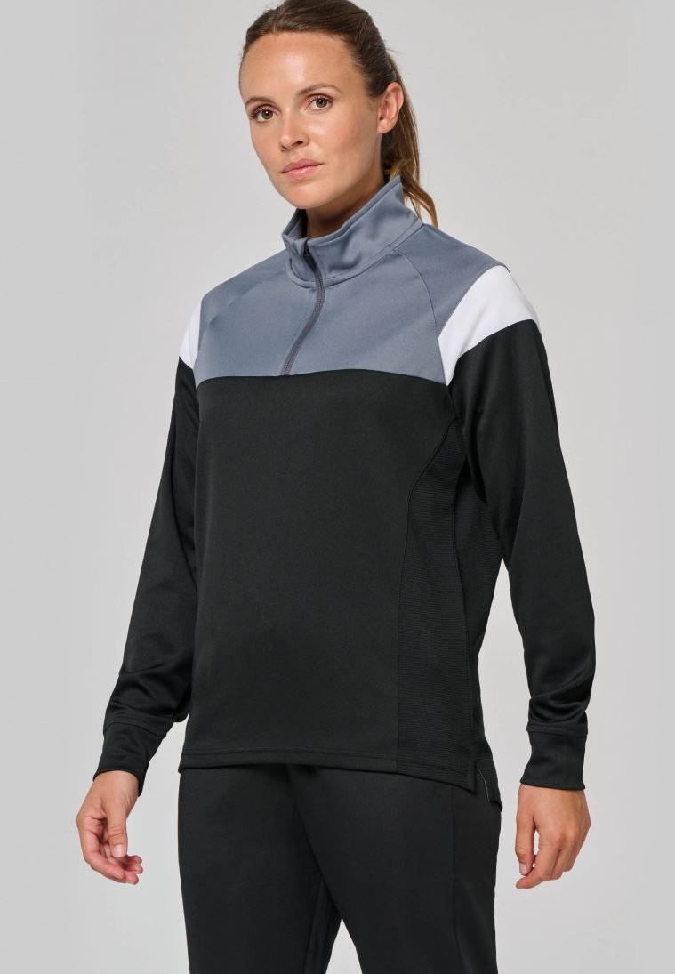 Sweat d'entrainement 1/4 zip unisexe Proact PA387