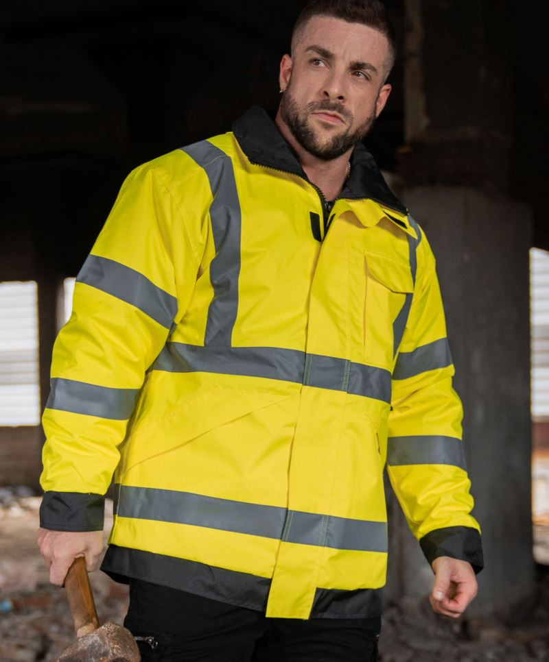 Premium Hi-Viz Rain-Jacket Korntex KXRJ Premium Hi-Viz Rain-Jacket Korntex KXRJ