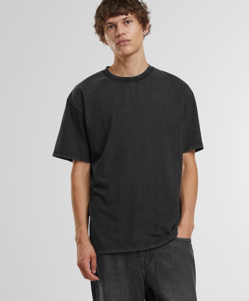 Vintage Heavy Loose Tee Stonewash Build Your Brand BY307 Vintage Heavy Loose Tee Stonewash Build Your Brand BY307