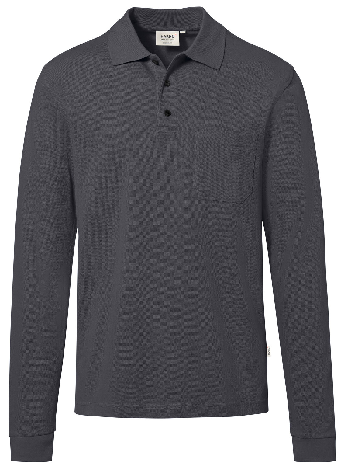 HAKRO Polo manches longues Pocket MIKRALINAR® ECO 817