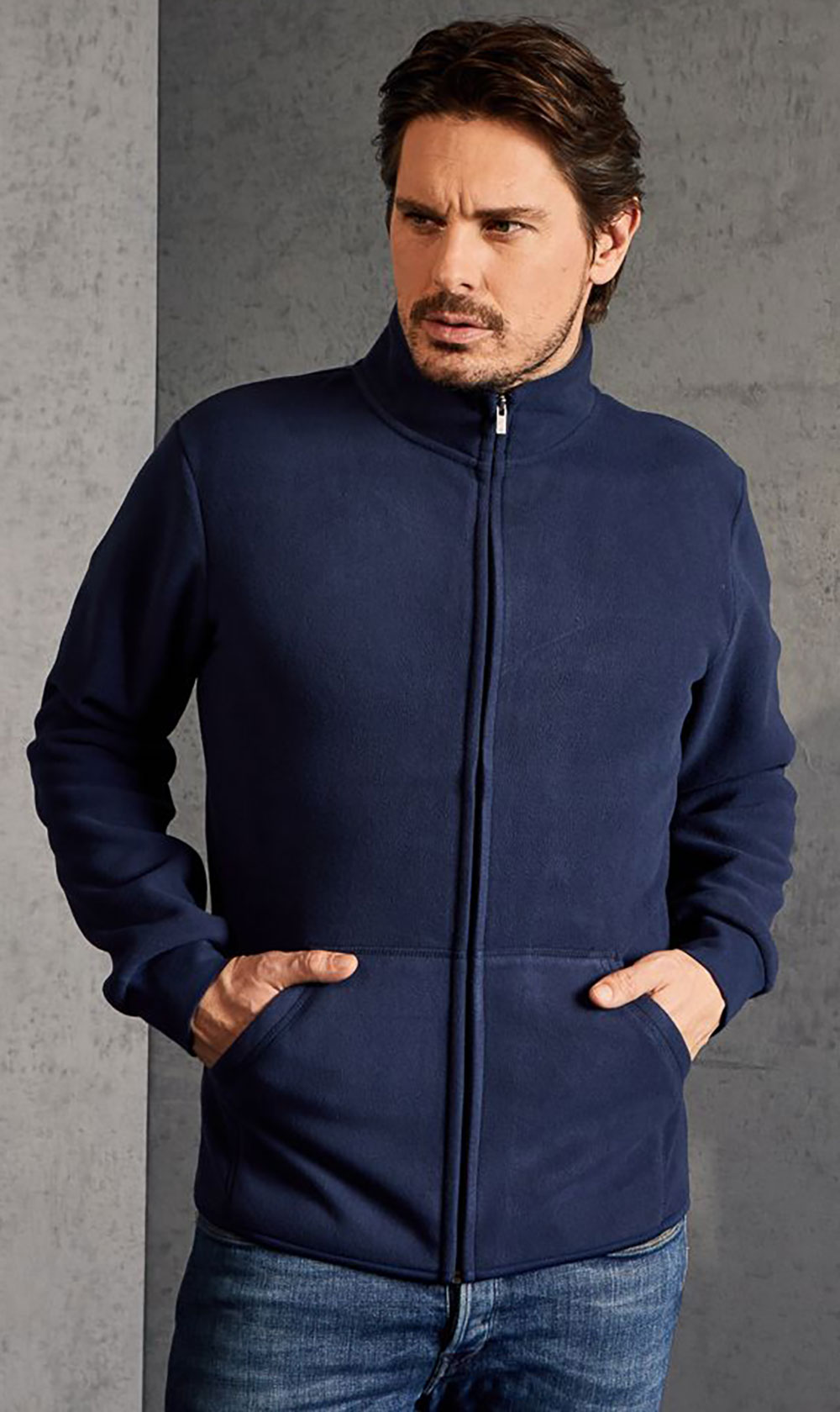 Promodoro Men's Double Fleece Jacket 7971 / navy