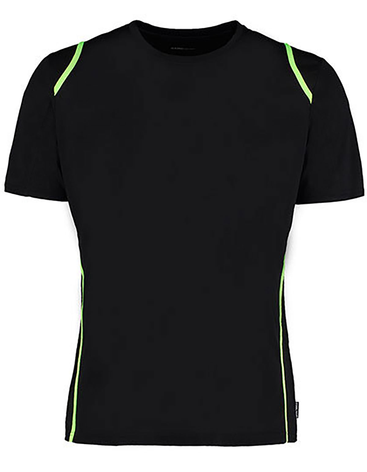 black/ fluorescent lime