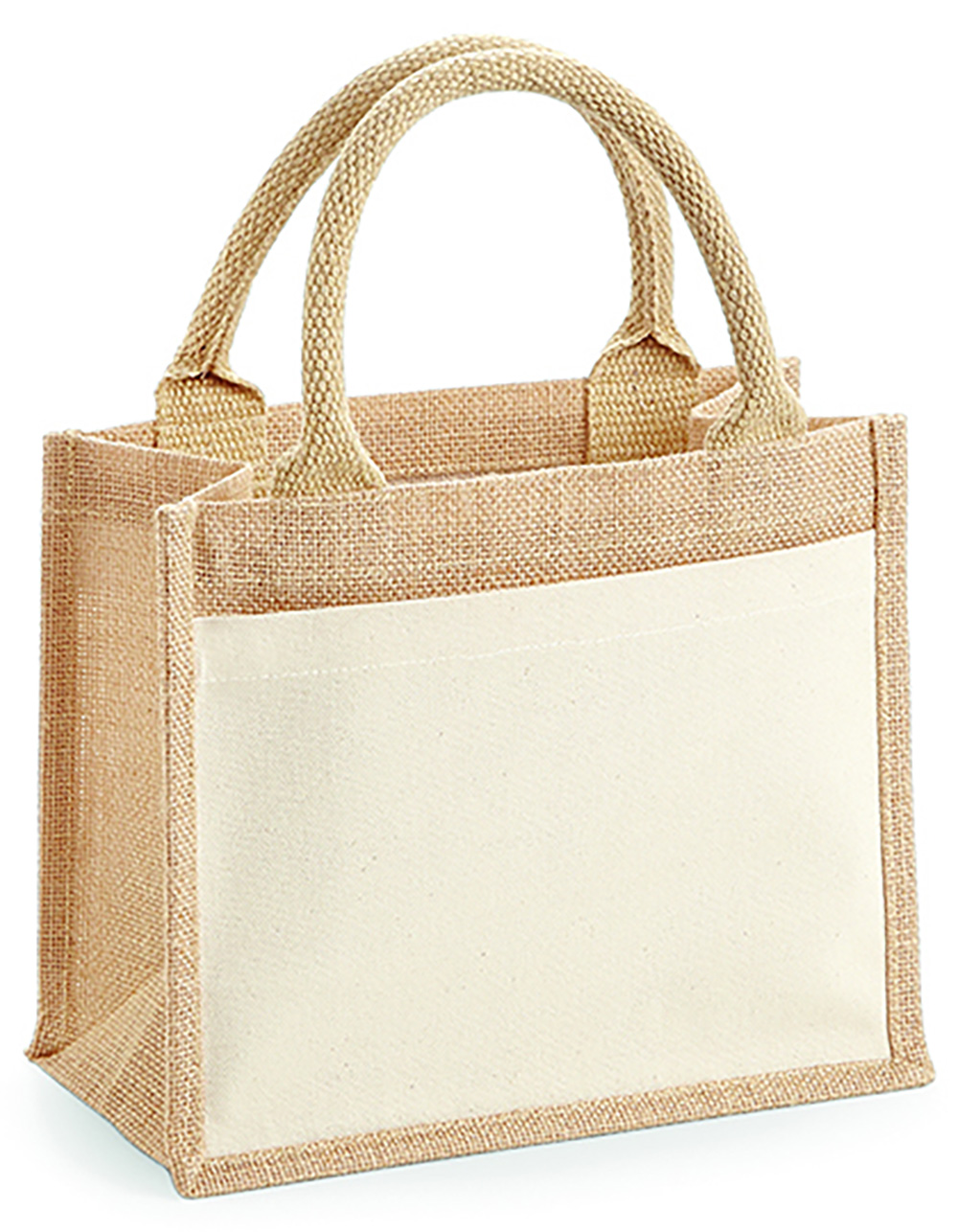 WM425-1 Cotton Pocket Jute Gift Bag WM425