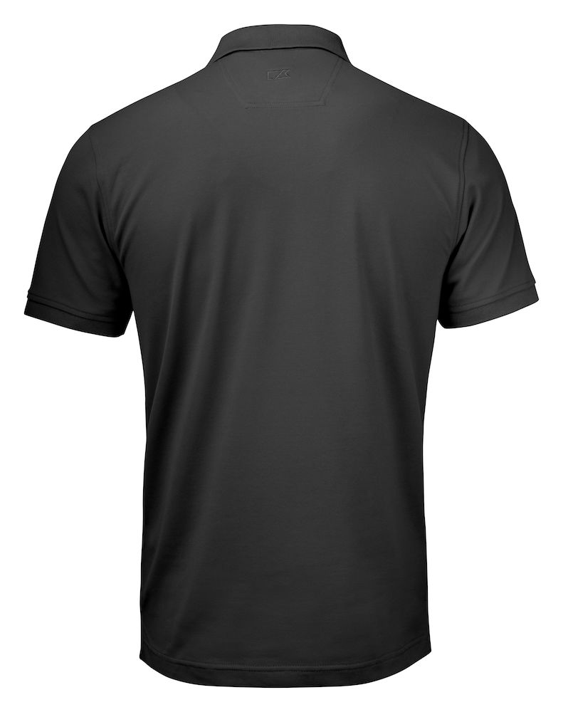 Advantage-polo-men-black-back black