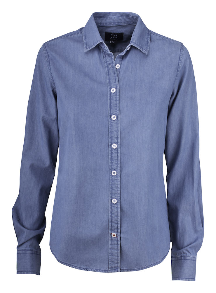 Ellensburg-denim-shirt-ladies-denim-blue denim blue