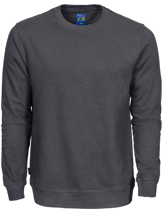 2124-grau ProJob 2124 Round Neck Sweatshirt