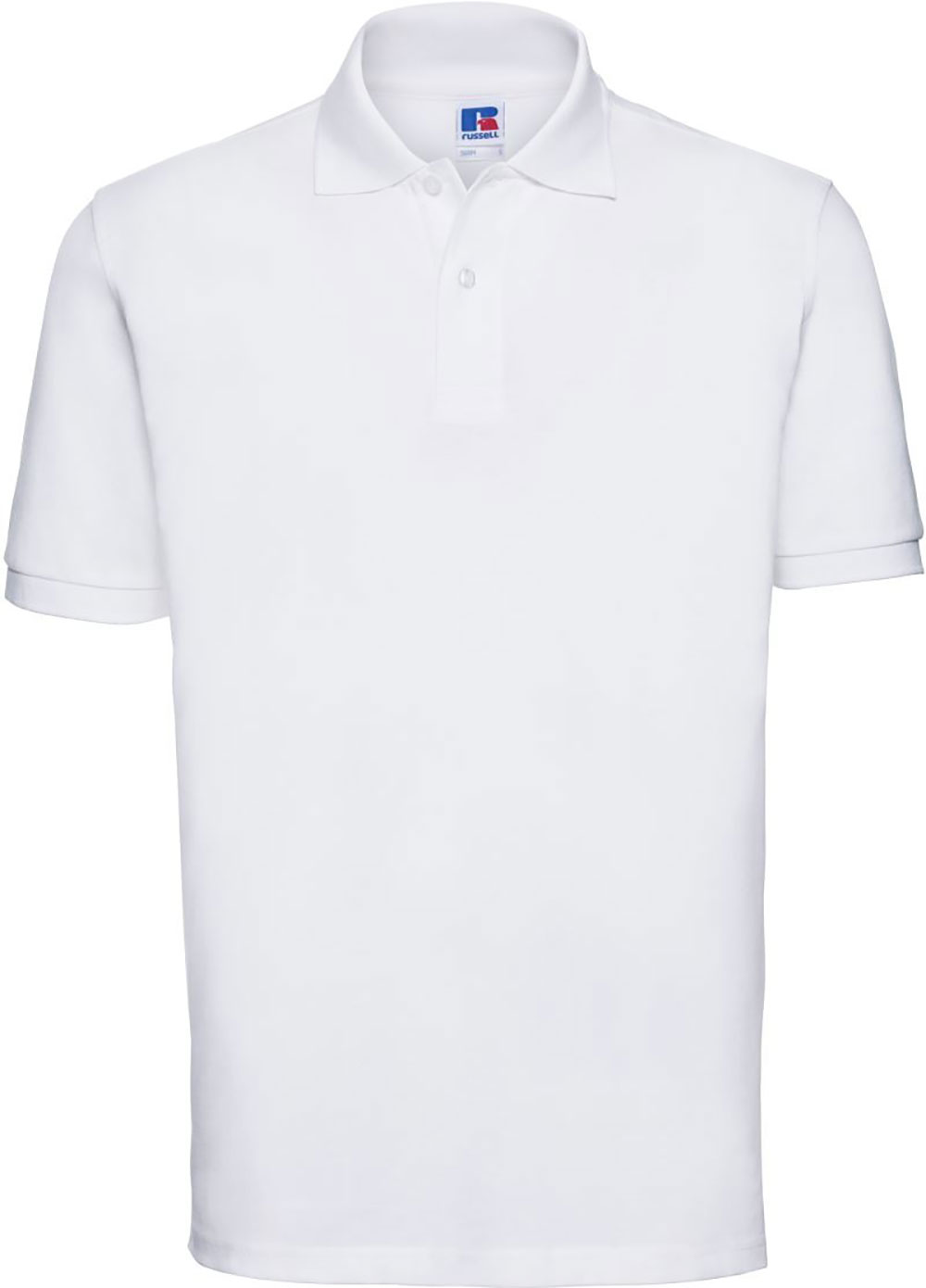569M-white Russell 569M Poloshirt Baumwolle / white