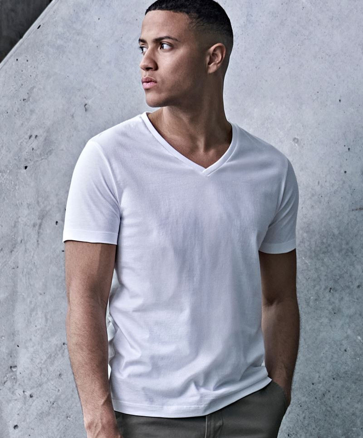 TJ8006-det Fashion V-Neck Sof-Tee Tee Jays TJ8006
