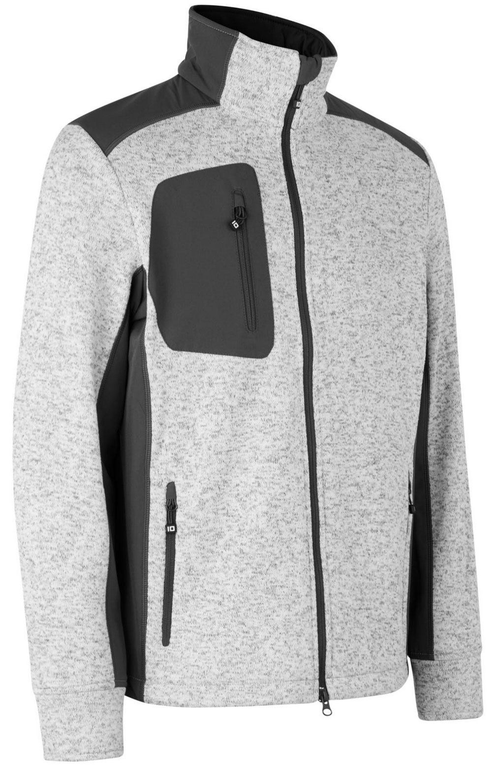 0850-1 ID 0850 Cardigan Herren Strickfleecejacke