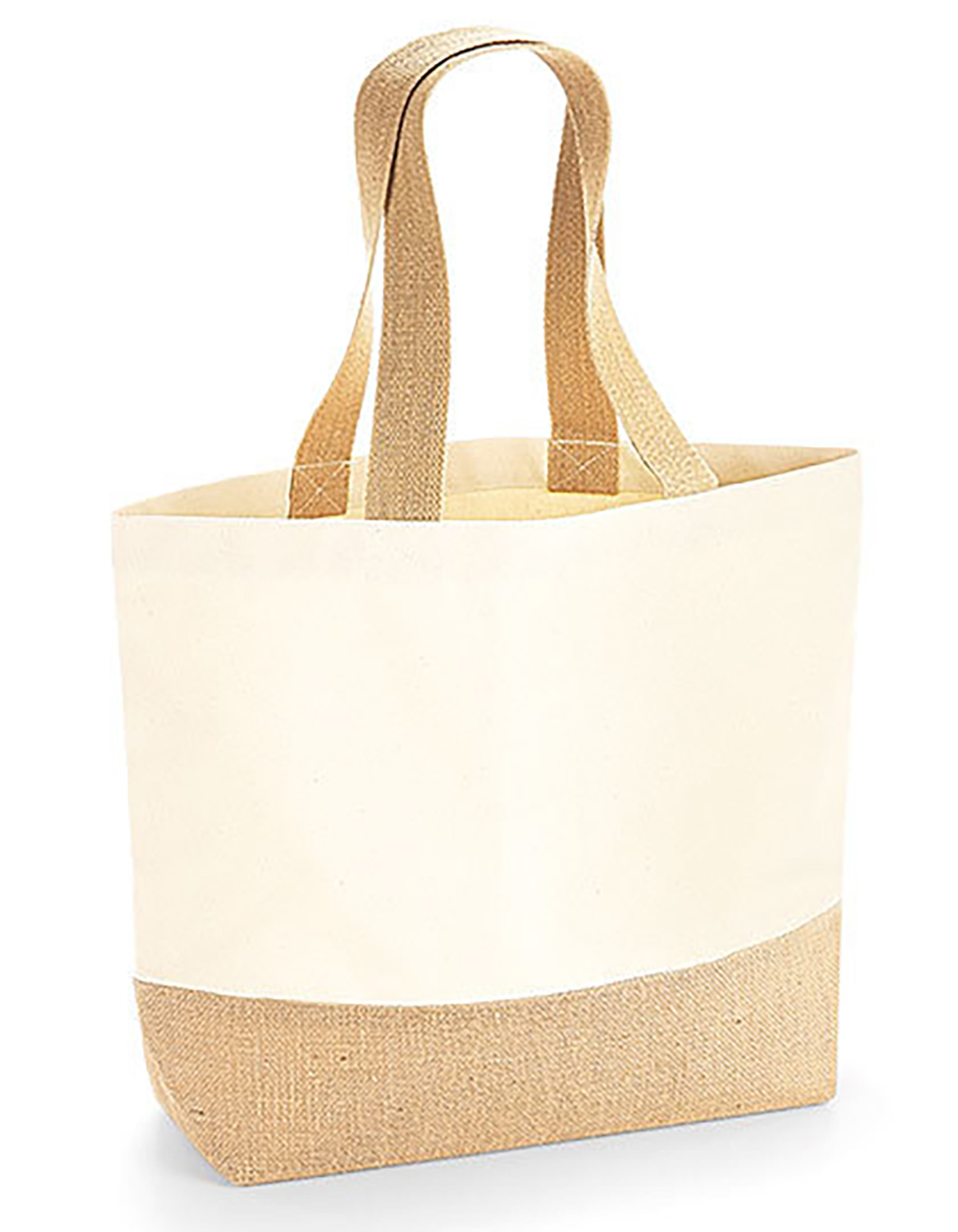 W451-2 Jute Base Canvas Bag W451 / 34 x 36 x 13 cm