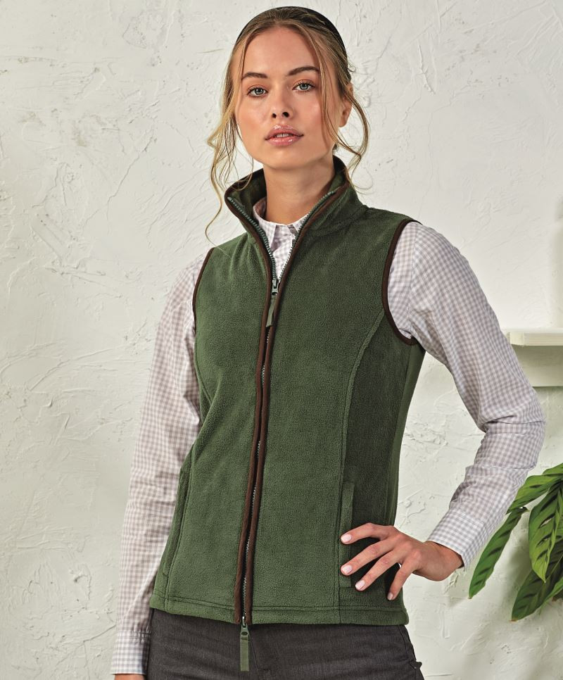 Ladies Fleece Gilet Artisan Premier PR804