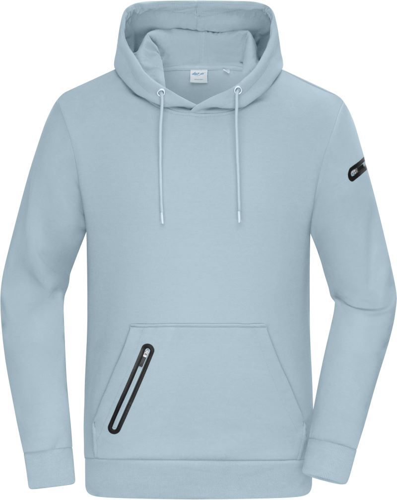 Herren Interlock Kapuzen Sweater James&Nicholson JN8046 Herren Interlock Kapuzen Sweater James&Nicholson JN8046