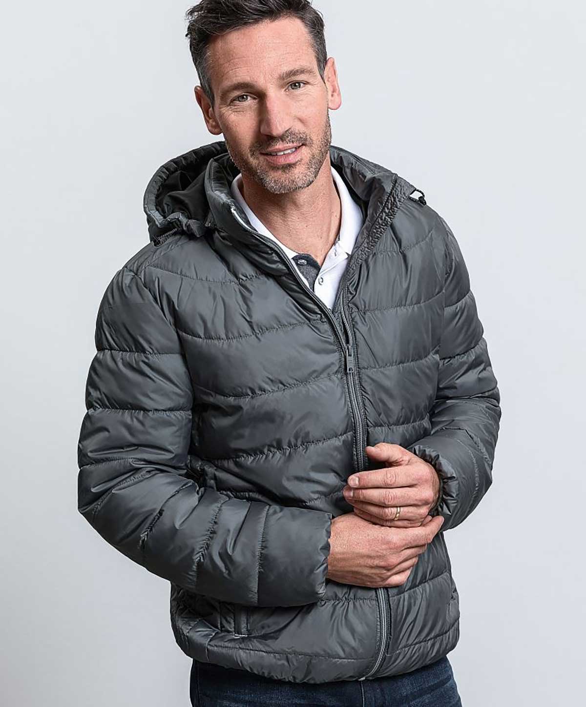 440M-DET1 Men´s Hooded Nano Jacket Russell 440M