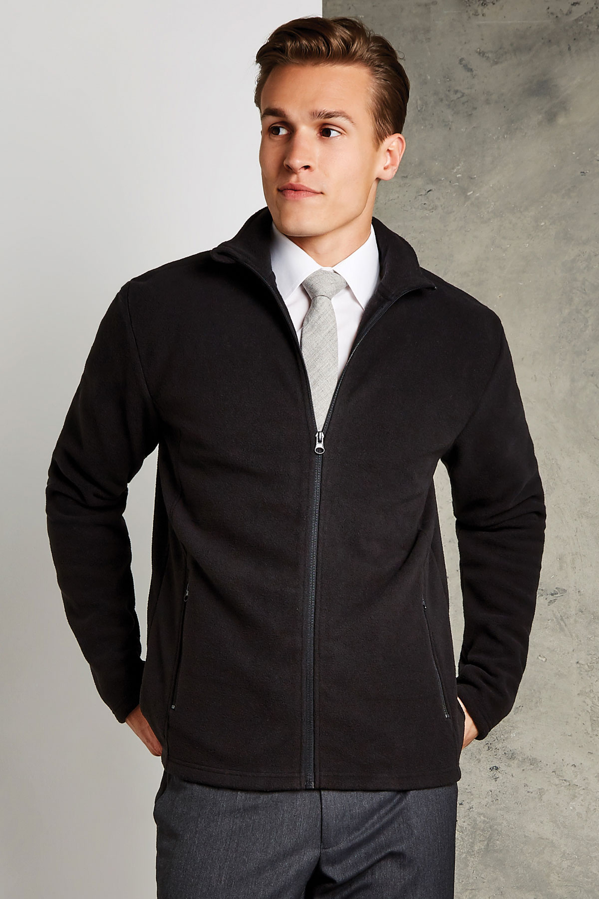 KK902-Model1 Regular Fit Corporate Micro Fleece Kustom Kit K902