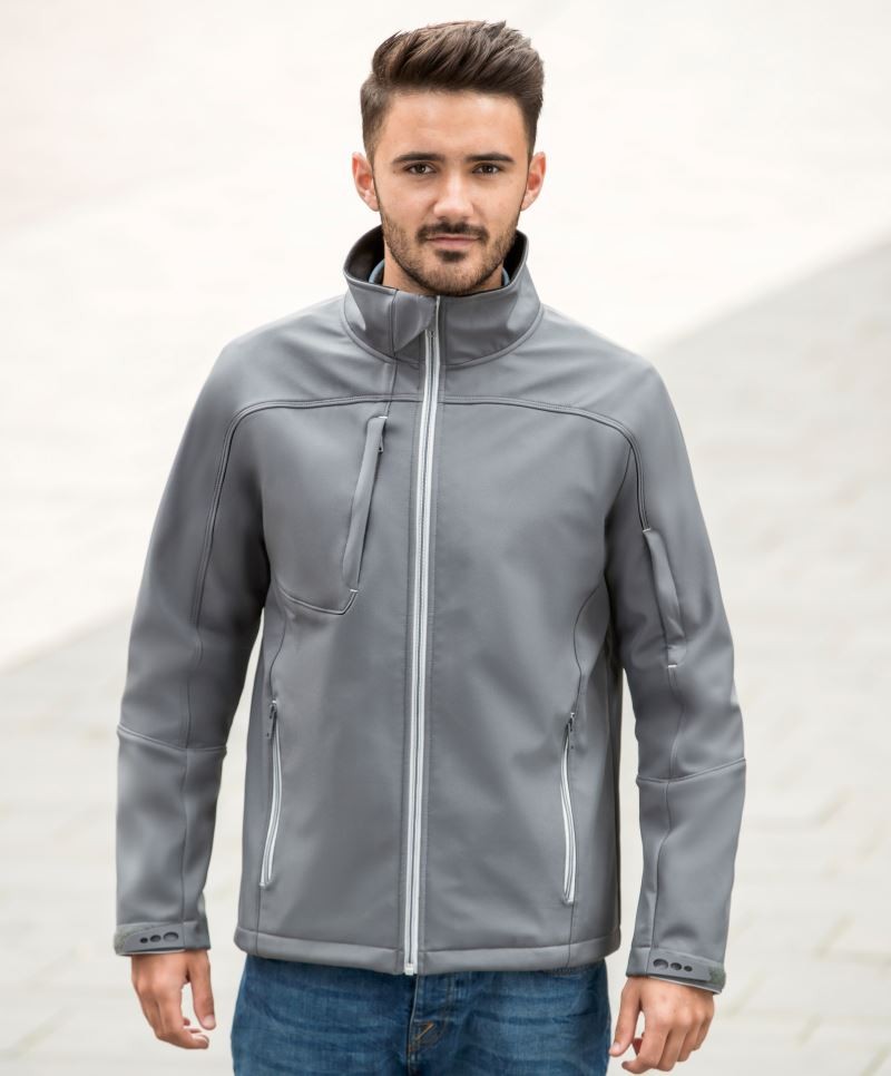 R410M-foto Mens Bionic Softshell Jacket Russell 410M
