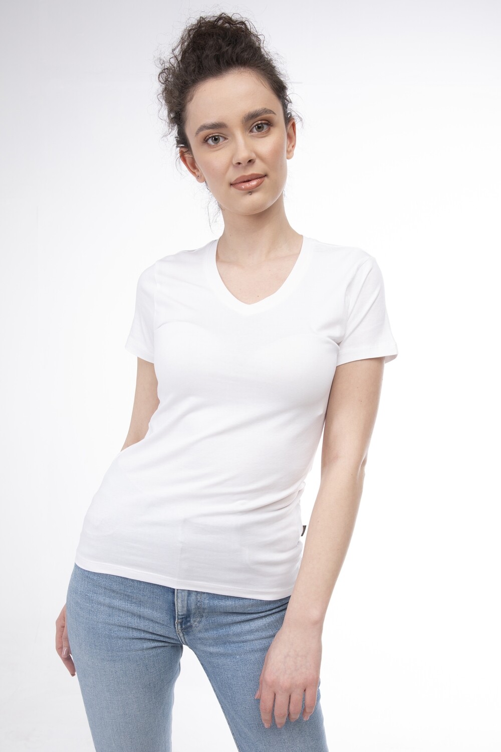 Giorgia-DET Giorgia Stretch T-Shirt V-Neck 2276 Switcher