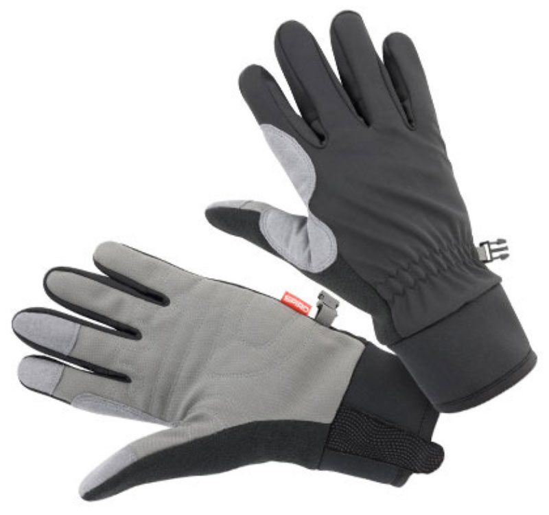 RT258-black-grey Unisex BIKEWEAR Long Gloves RT258