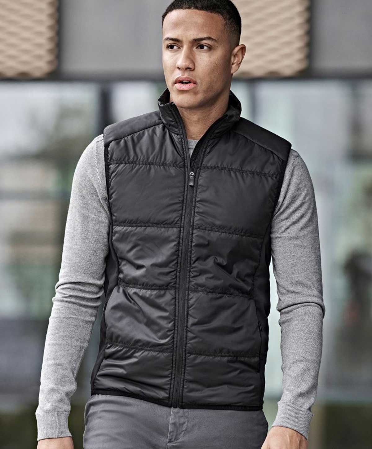 TJ9114-Det Hybrid-Stretch Bodywarmer Tee Jays 9114