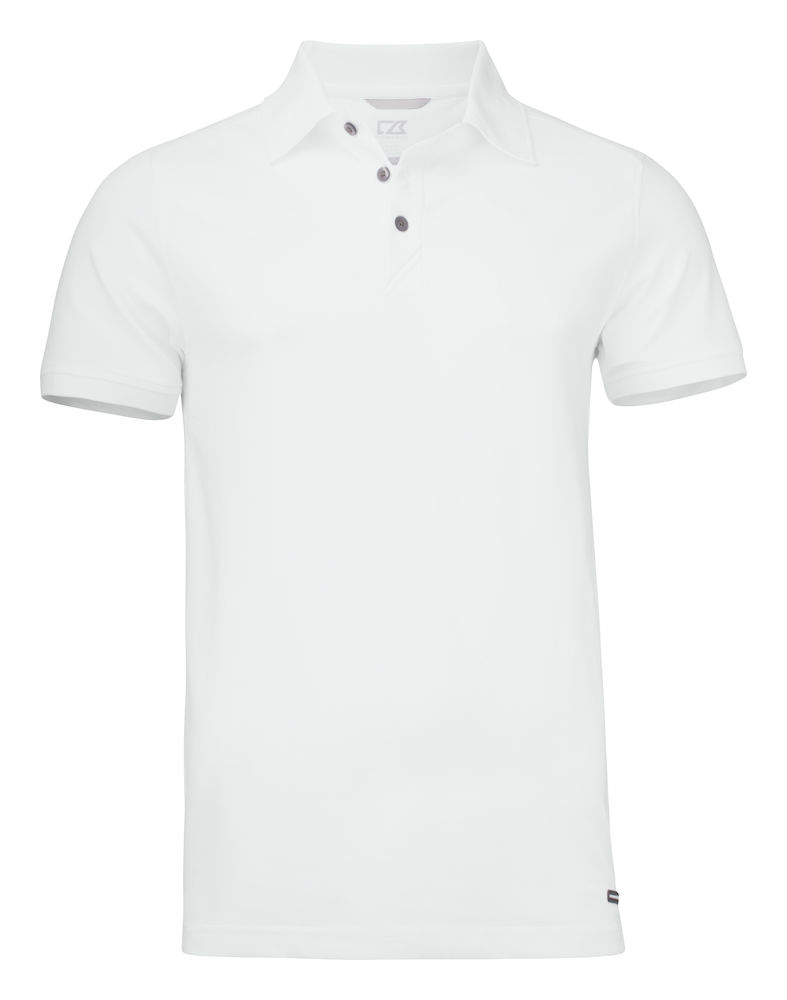 Advantage-polo-men-white white