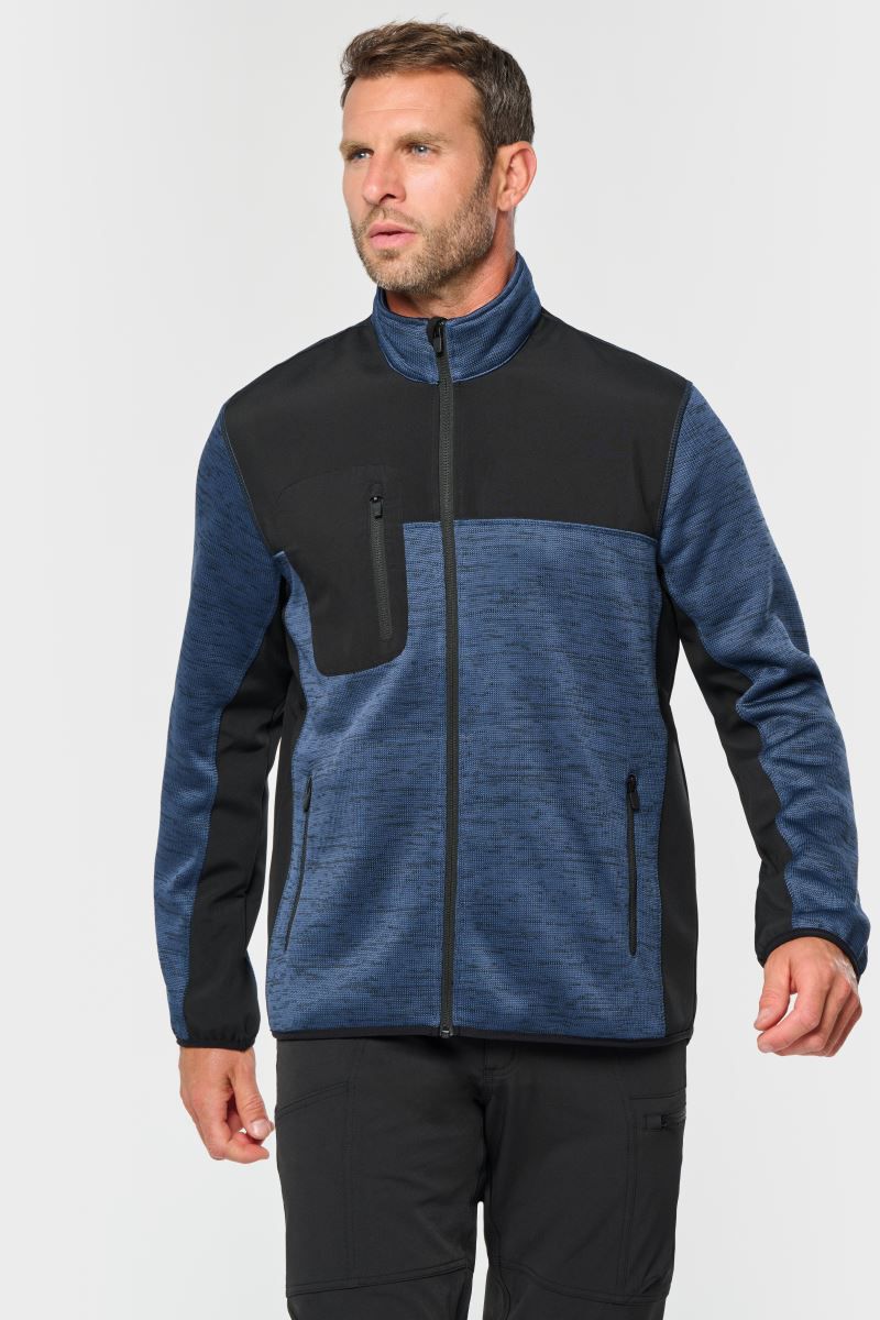 Herren Workwear Strickfleece Jacke WK Designed to Work WK9108 Herren Workwear Strickfleece Jacke WK Designed to Work WK9108