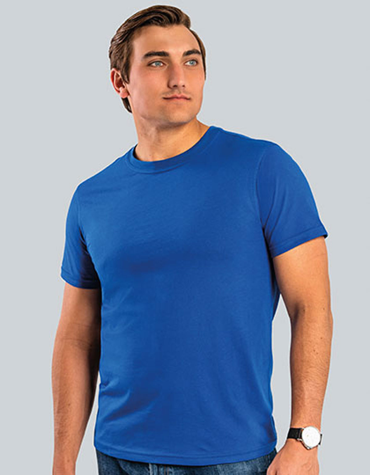 HRM103-DET Men´s Organic Heavy Luxury Roundneck Tees HRM103