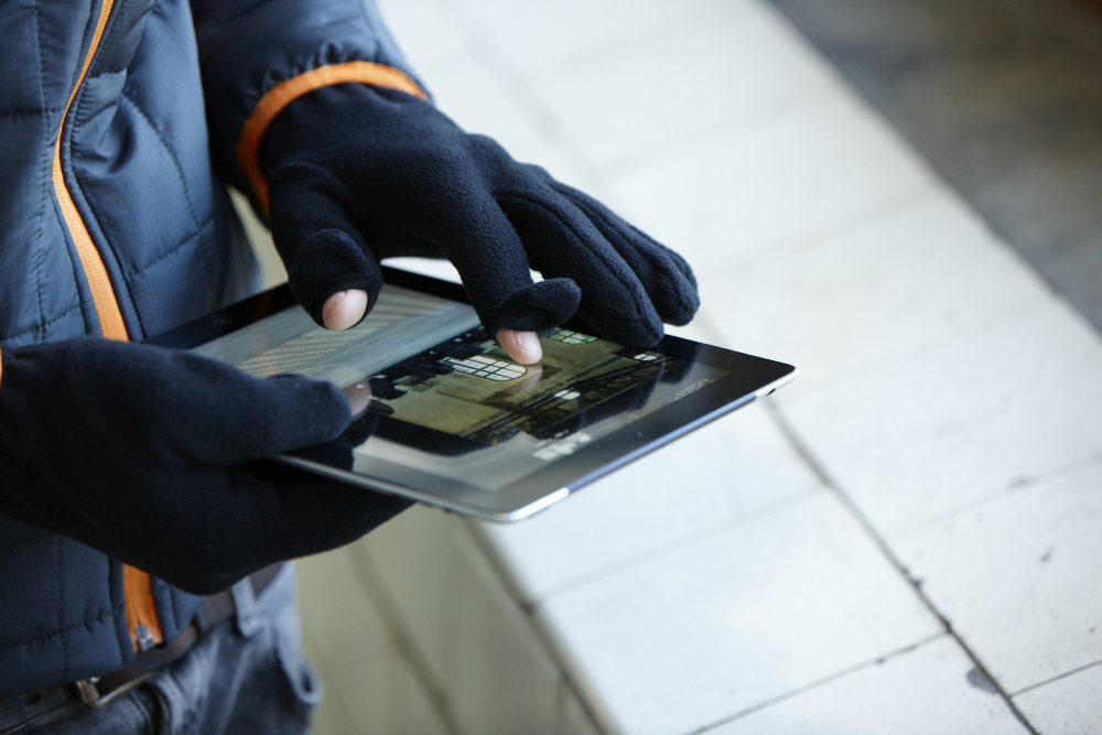 MB7948_DET Touch-Screen Fleece Gloves MB7948
