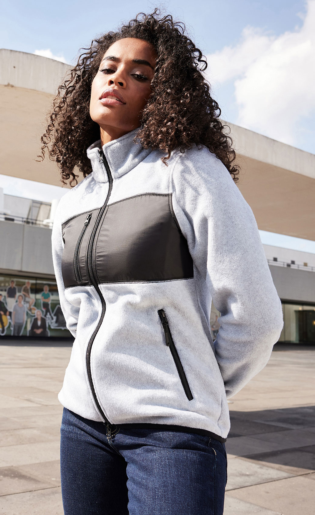 JN1311-foto Ladies' Fleece Jacket James&Nicholson JN1311