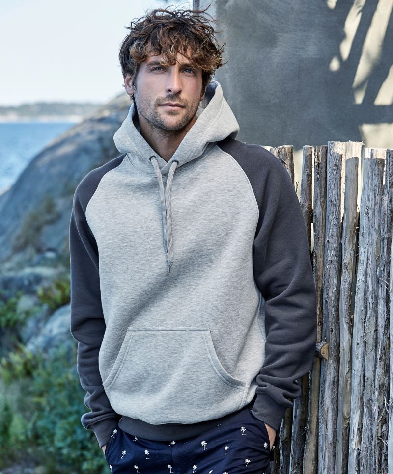 TJ5432-foto Two-Tone Hooded Sweatshirt Tee Jays 5432