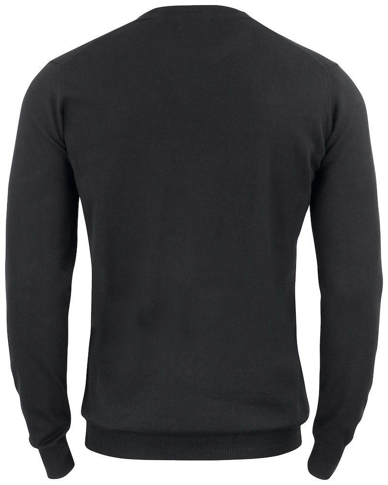 Oakville-crewneck-men-back black