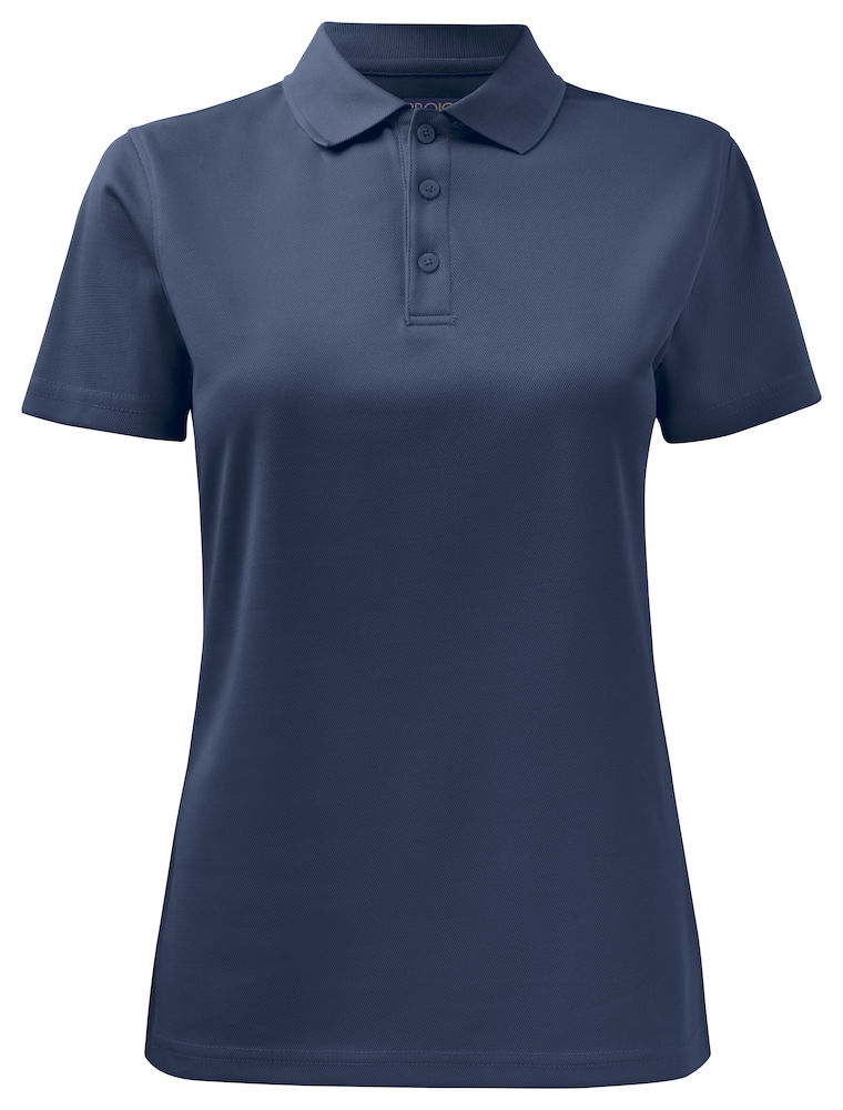 2041-marine ProJob 2041 Damen Kurzarm Piqué Polo