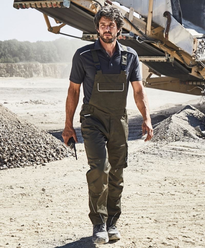JN879-foto Workwear Pants with Bib James&Nicholson JN879