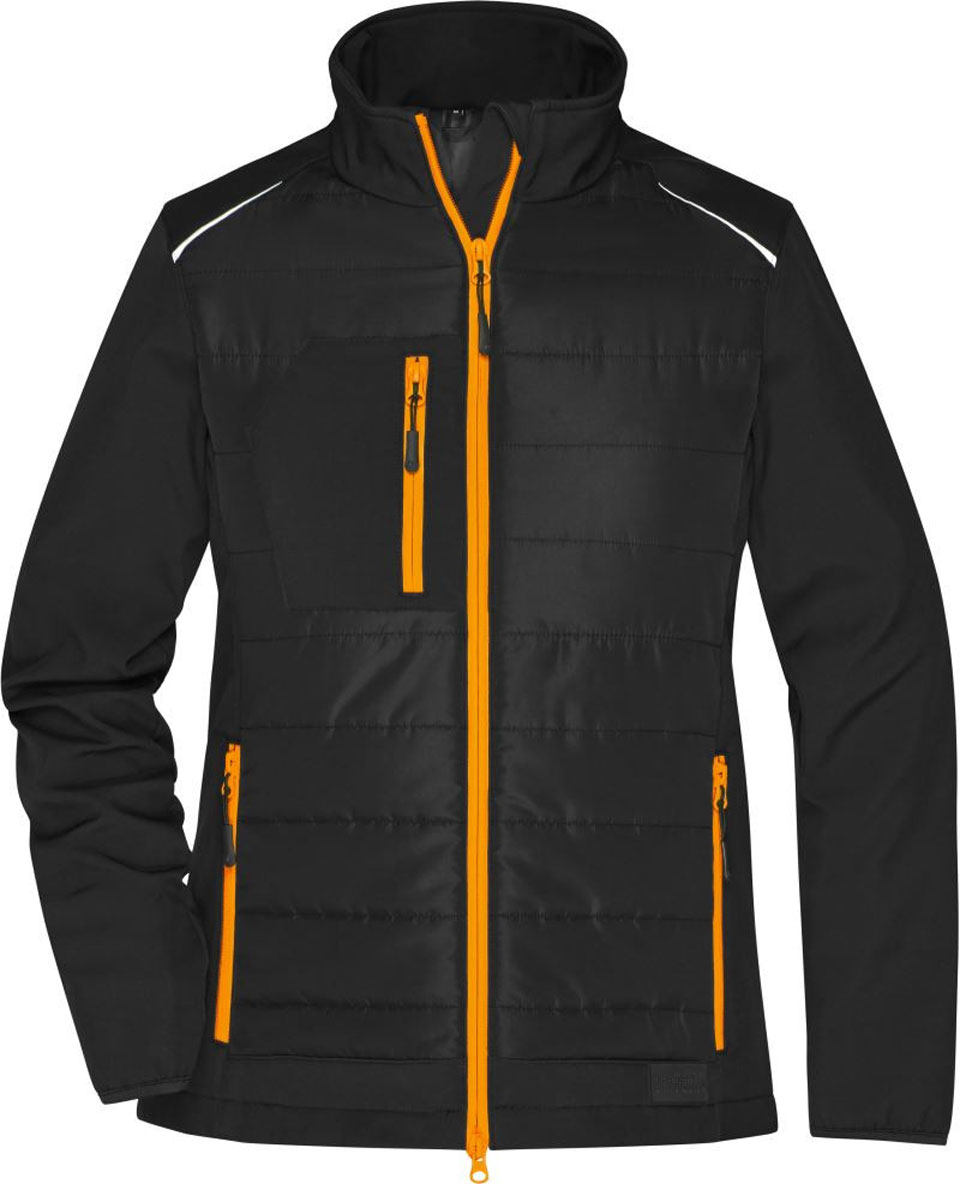 JN1819-black-neonorange black/ neon orange