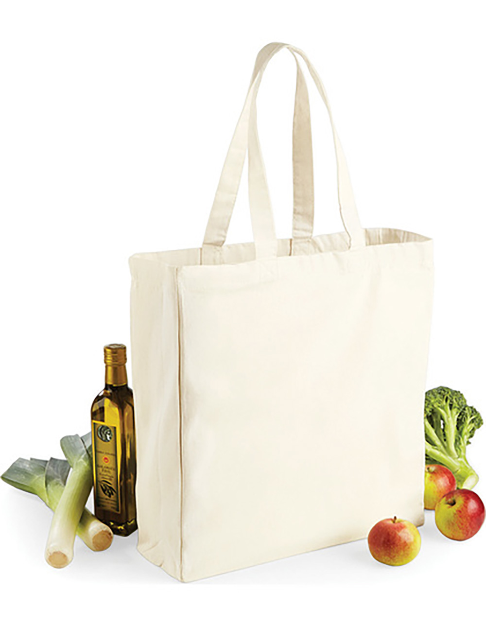 WM108natural1 Canvas Classic Shopper Westford Mill WM108