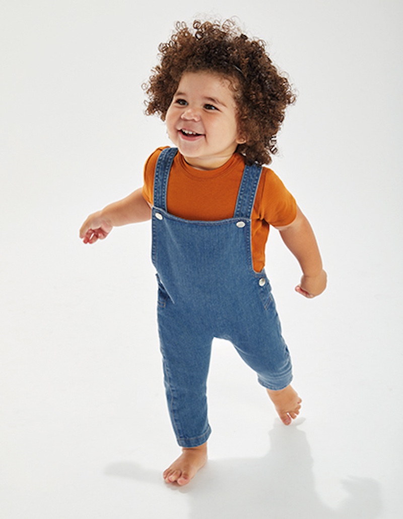 Baby Latzhose Denim Babybugz BZ56
